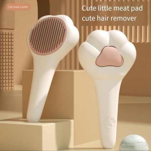 Pet Massage Hair Removal Comb, Paw Shaped, Pet Grooming Brush, Pet Hair Remover Tool