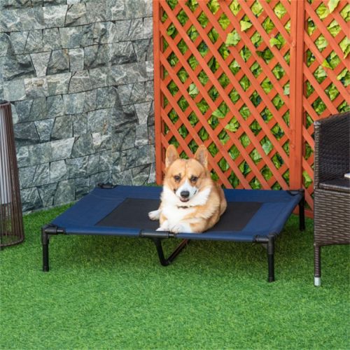 Pet Bed, Elevated, Breathable Mesh Fabric, Pet Well Ventilated